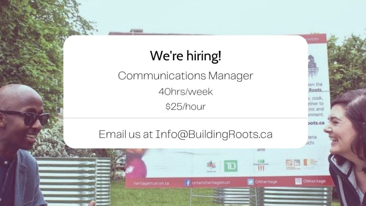 Building Roots is Hiring